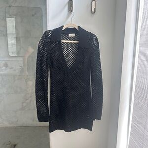 Monday Swimwear Midnight Crochet Coverup